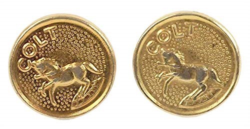 Colt Factory Gold Rampant Stallion Medallion Set
